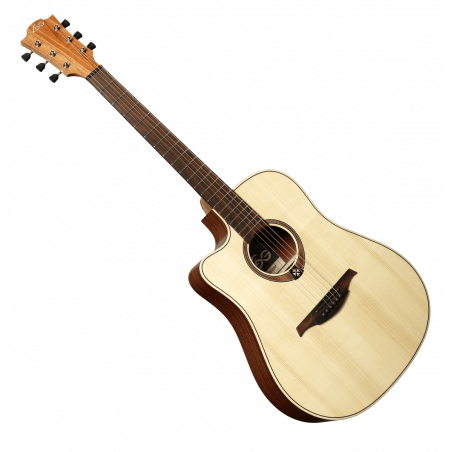 [TL70DCE] Guitare acoustique LAG Tramontane TL70DCE Dreadnought gauchère