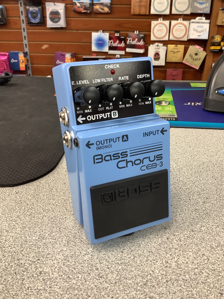 [USE-BOSS-CEB3] Pédale d’effets Boss CEB-3 Bass Chorus - Usagée