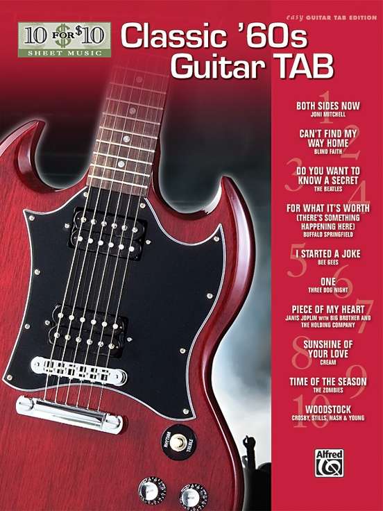 [AL31478] 10 for 10 - Classic '60s Guitar TAB