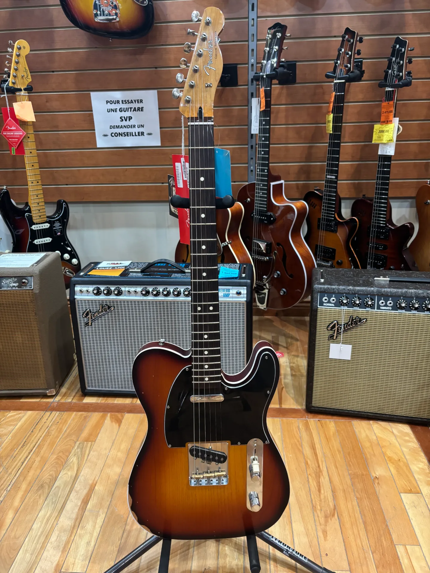 [USE-FENDER-JASONISBELL] Guitare Fender Custom Telecaster Road Worn Jason Isbell - Usagée