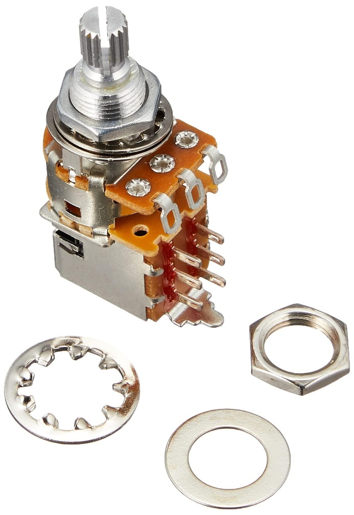 Potentiomètre Fender 250K Push/Pull Split Shaft