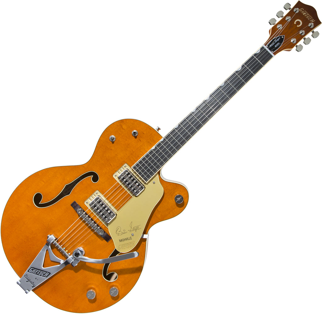 Guitare électrique Gretsch G6120T-BSSMK Brian Setzer Nashville Hollow Body 59 "Smoke" G6120T-BSSMK Brian Setzer Signature Nashville® Hollow Body '59 "Smoke" with Bigsby® - Smoke Orange