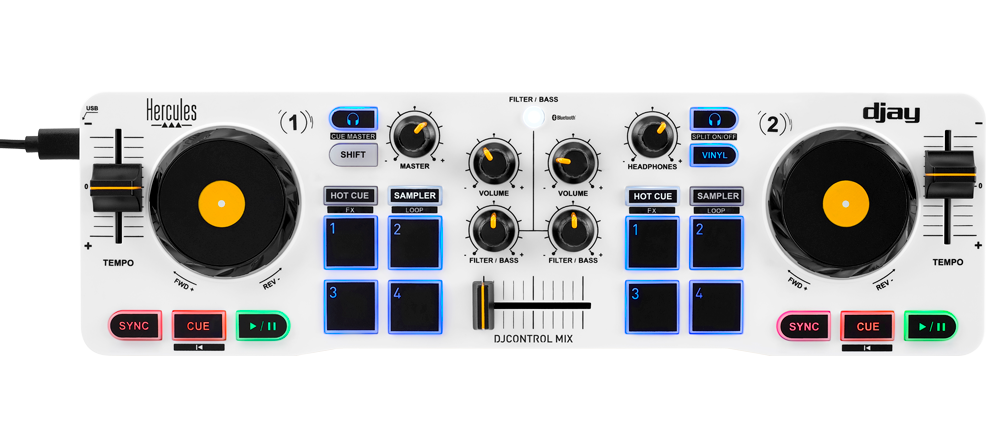[DJCONTROL-MIX] Contrôleur pour DJ Hercules Control Mix pour téléphone intelligent