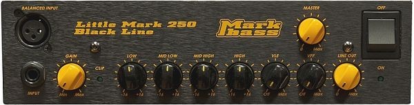 [LITTLEMARK250-BLACKL] Amplificateur pour basse électrique Markbass Little Mark 250 Blackline - Tête