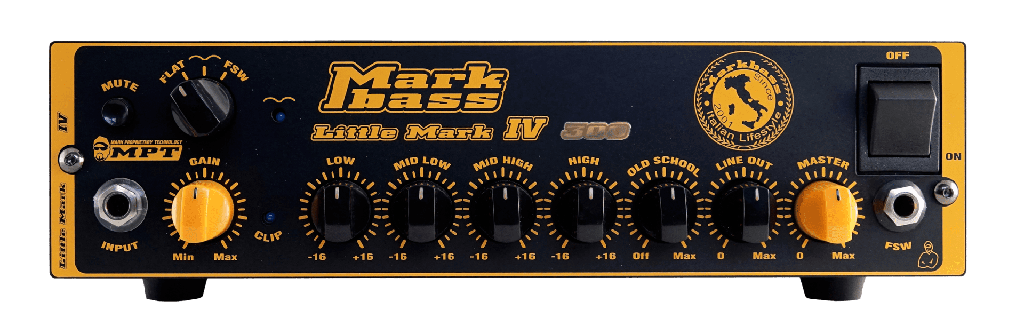 [LITTLEMARK-IV-300U] Amplificateur pour basse électrique Markbass Little Mark IV 300U - Tête