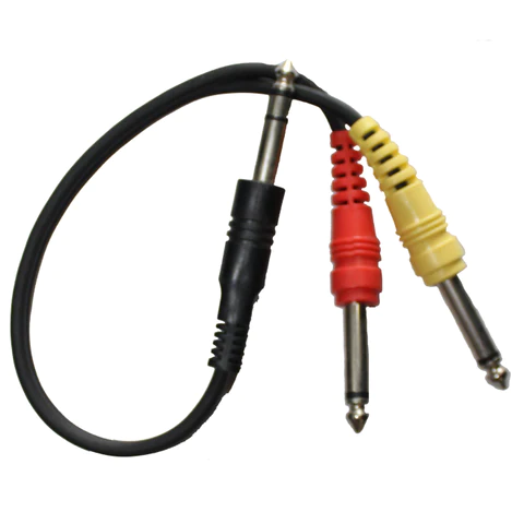Câble Y Apex 1/4 TRS mâle à 2x 1/4 TS mâle