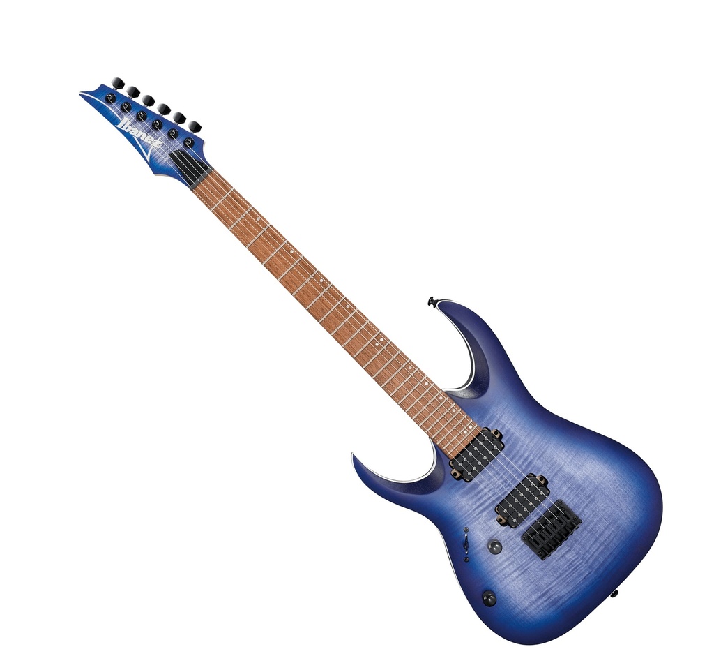 Guitare électrique Ibanez Standard RGA42FML-B B-Stock gauchère - Blue Lagoon Burst Flat